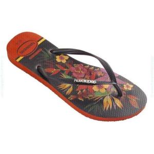 imageHavaianas Womens Slim Tropical Flip Flop SandalPumpkin