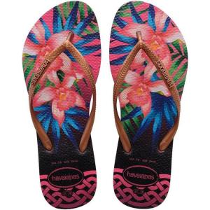 imageHavaianas Womens Slim Tropical Flip Flop SandalRose