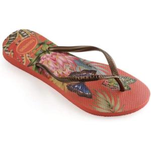 imageHavaianas Womens Slim Tropical Flip Flop SandalStrawberry