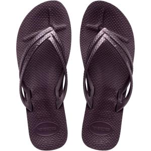 imageHavaianas Womens The Wedge Flip FlopsAubergine