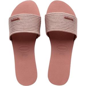 imageHavaianas Womens You Malta Metallic Flip FlopsCrocus Rose