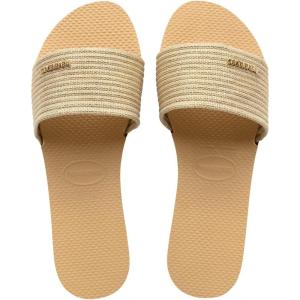 imageHavaianas Womens You Malta Metallic Flip FlopsGolden