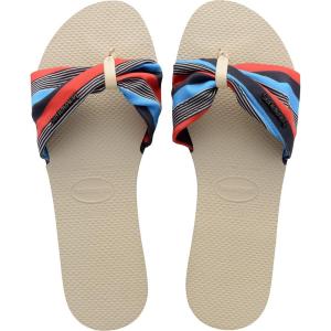 imageHavaianas Womens You St Tropez Flip Flop Sandal BeigeNavy Blue Size 910