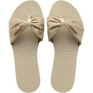imageHavaianas Womens You St Tropez Shine Flip FlopsBeige