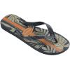 imageHavaianas Men Aloha Flip Flop  Mens Hawaiian Print Sandals  New GraphiteLead Grey 910W  8M