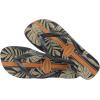 imageHavaianas Men Aloha Flip Flop  Mens Hawaiian Print Sandals  New GraphiteLead Grey 910W  8M