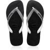imageHavaianas Mens Top Mix Flip FlopBlack Steel Grey