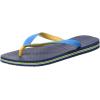 imageHavaianas Mens Top Mix Flip FlopNavu Blue Turquoise Burned Yellow