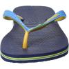 imageHavaianas Mens Top Mix Flip FlopNavu Blue Turquoise Burned Yellow