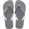 imageHavaianas Mens Top Mix Flip FlopSteel Grey White White