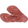 imageHavaianas Women Slim Gloss Flip Flops  Spring and Summer Pool Sandals for Women  Ballet RoseGolden Blush 1112W  910M