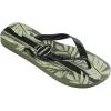 imageHavaianas Mens Aloha Sandal  Tropical Leaves Flip FlopsMoss
