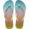 imageHavaianas Slim Gradient Sunset Flip Flop Sandal White 3738 Brazil US Mens 56 Womens 78 M