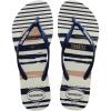 imageHavaianas Womens Slim Nautical Flip Flop SandalsWhite Navy