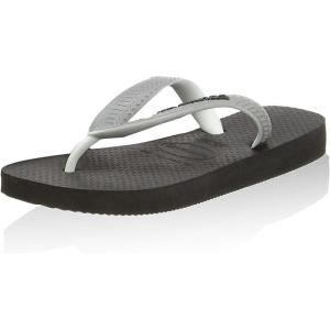 imageHavaianas Mens Top Mix Flip FlopBlack Steel Grey