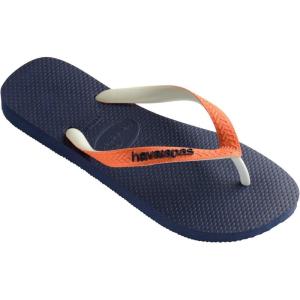 imageHavaianas Mens Top Mix Flip FlopBlue Navy Neon Orange 6776