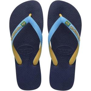 imageHavaianas Mens Top Mix Flip FlopNavu Blue Turquoise Burned Yellow