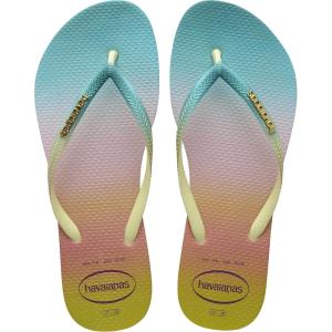 imageHavaianas Slim Gradient Sunset Flip Flop Sandal White 3738 Brazil US Mens 56 Womens 78 M