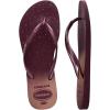 imageHavaianas Women Slim Gloss Flip Flops  Spring and Summer Pool Sandals for Women  Purple Soil 6