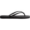 imageHavaianas Womens Slim Square Solid Flip FlopsBlack