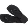 imageHavaianas Womens Slim Square Solid Flip FlopsBlack