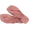 imageHavaianas Womens Slim Square Solid Flip FlopsCrocus Rose