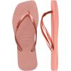 imageHavaianas Womens Slim Square Solid Flip FlopsCrocus Rose