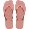 imageHavaianas Womens Slim Square Solid Flip FlopsCrocus Rose