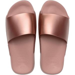 imageHavaianas Womens Slide Classic Metallic SandalCrocus Rose