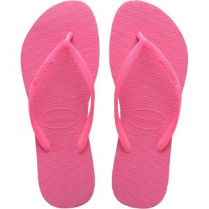 imageHavaianas Womens Slim Sandal Purple Paisley FlipFlopCrystal Rose