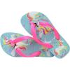 imageHavaianas UnisexChild Slim Pets Flip Flop SandalIce BlueShocking Pink