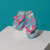 imageHavaianas UnisexChild Slim Pets Flip Flop SandalIce BlueShocking Pink