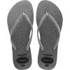 imageHavaianas Girls Kids Slim Gloss Flip Flop Sandals Black Size 9C little kid