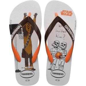 imageHavaianas Boys Kids Star Wars Flip Flop SandalBegonia Orange