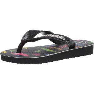 imageHavaianas UnisexChild Slim Pets Flip Flop SandalBlack