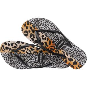 imageHavaianas kids slim mixed print sandal  black  9C little kid