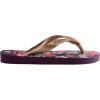 imageHavaianas Girls Kids Flores Sandal EggplantRose Gold FlipFlopEggplantRose Gold