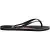 imageHavaianas Kids Slim Stripes Metallic Sandal Black 3 Youth