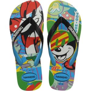 imageHavaianas Mens Disney Stylish Mickey Mouse Flip Flop Sandals Blue Size 13